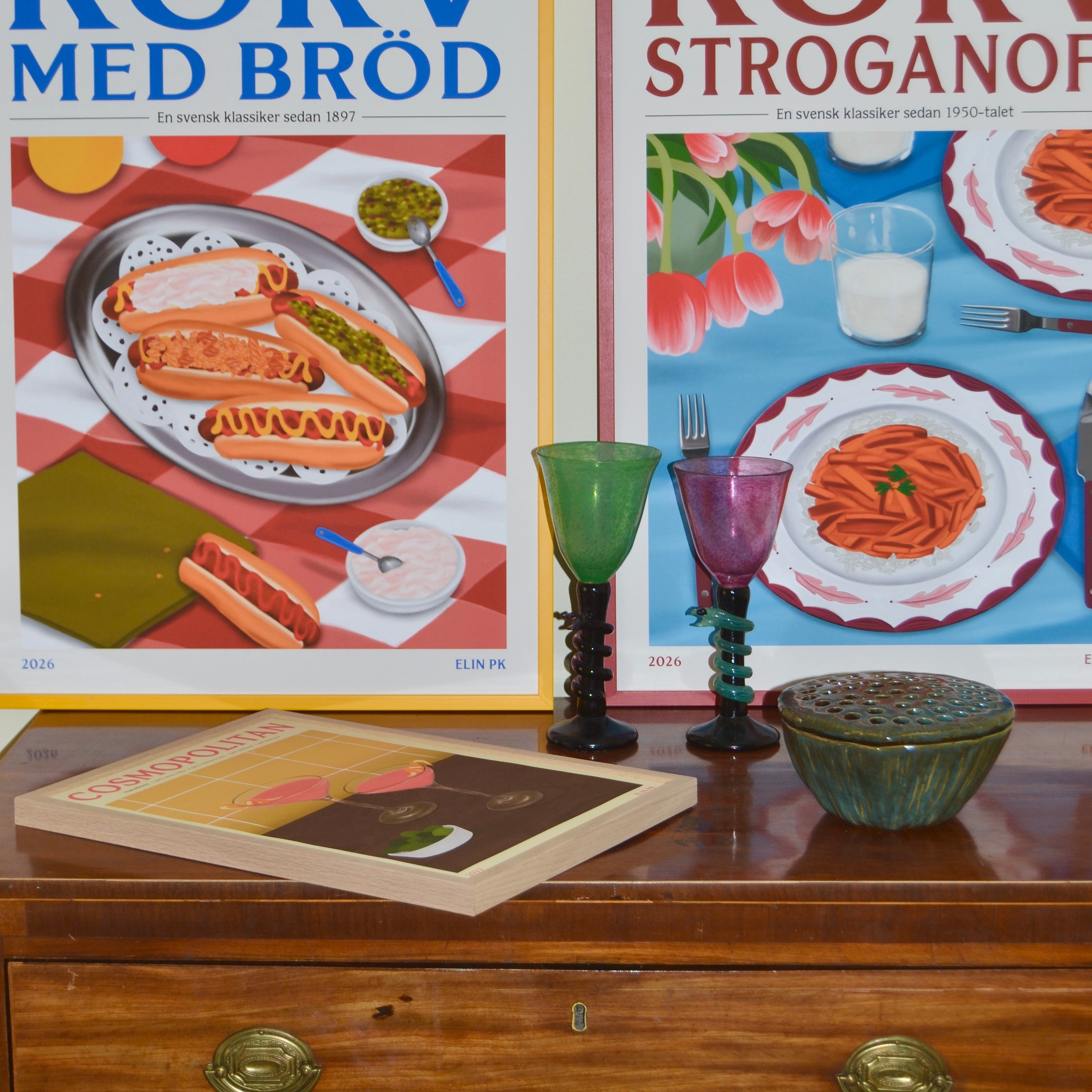 Nya posters: Korv Stroganoff och Korv med Bröd 🌭