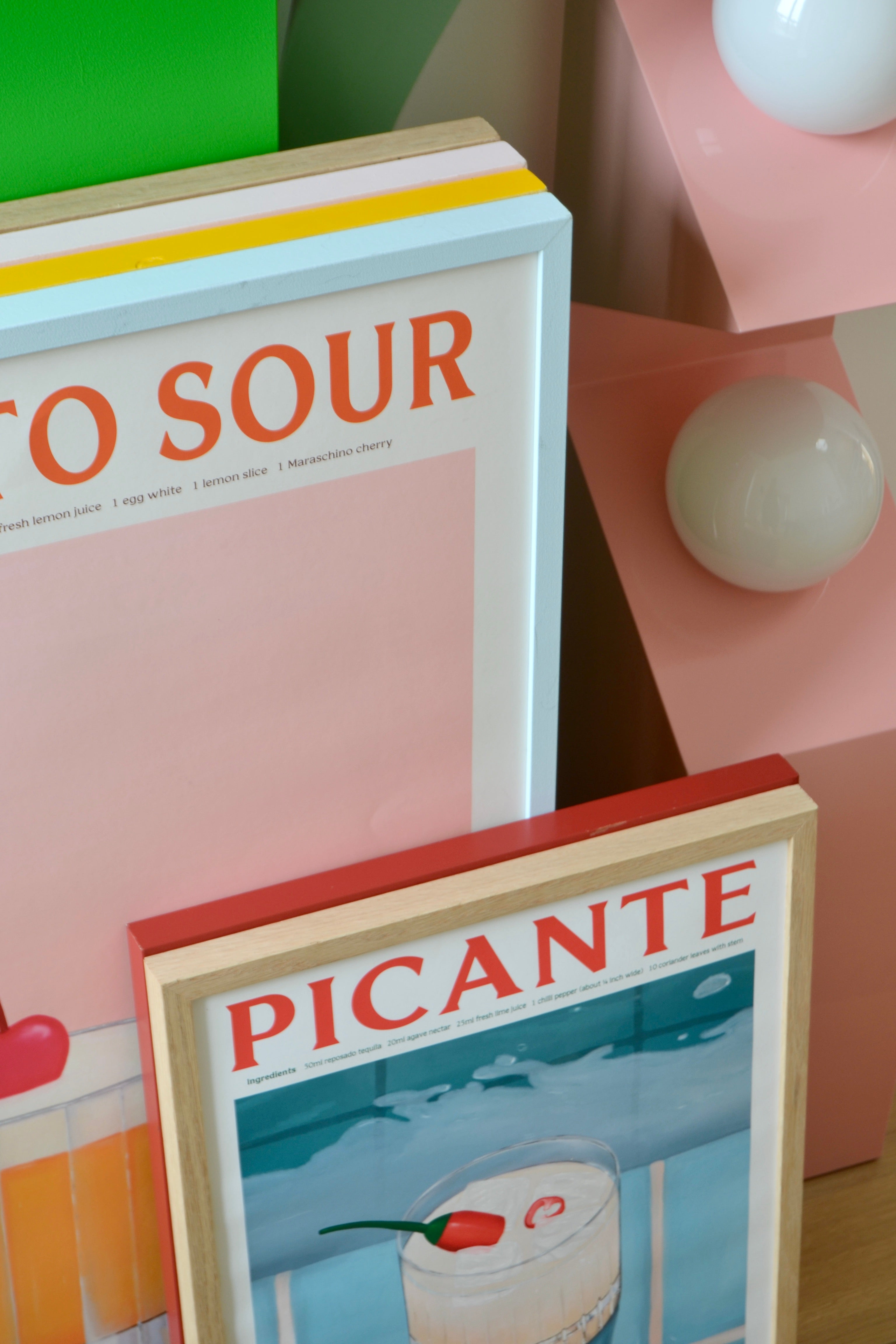 Elin PK Official – Colorful Posters & Coasters with Food and Drink