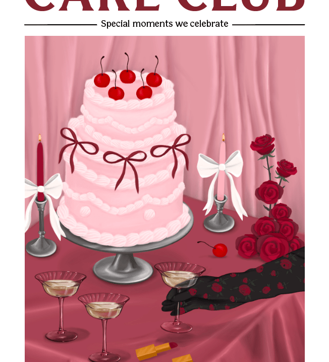 Bubbleroom x Elin PK Cake Club Poster Elin PK