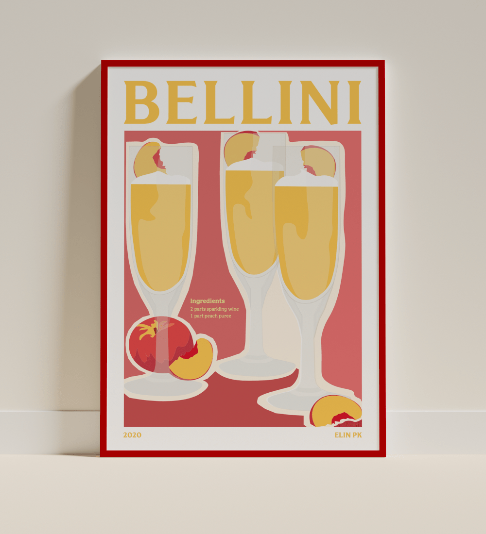 Elin PK Bellini Drink Poster Elin PK