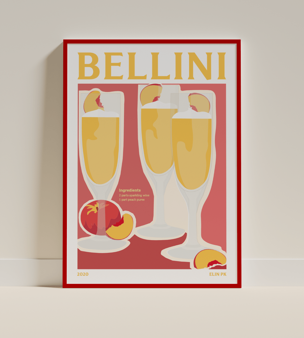 Elin PK Bellini Drink Poster Elin PK