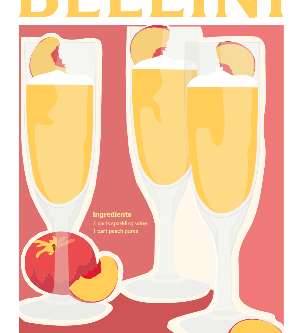 Elin PK Bellini Drink Poster Elin PK