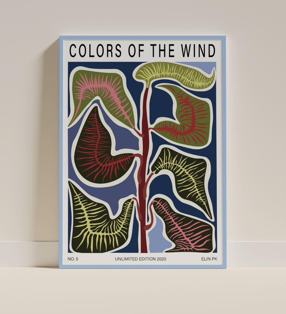 Elin PK "Colors of the wind" Poster Elin PK