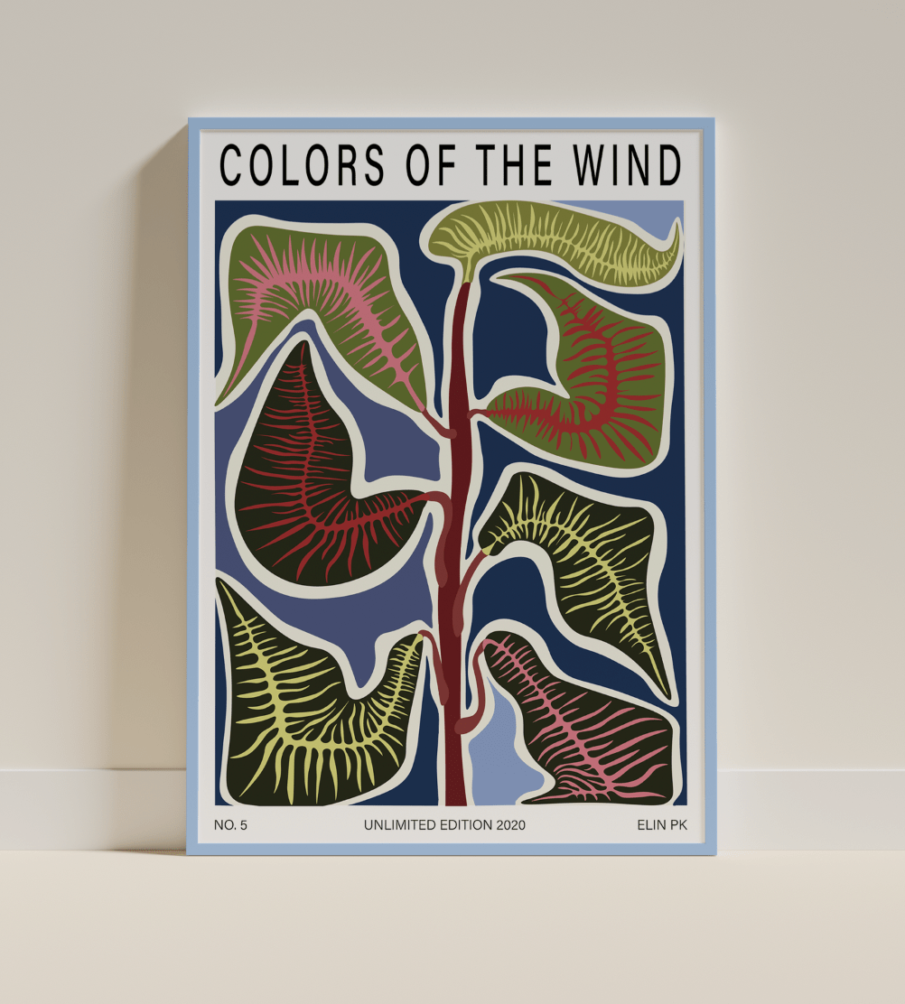 Elin PK "Colors of the wind" Poster Elin PK