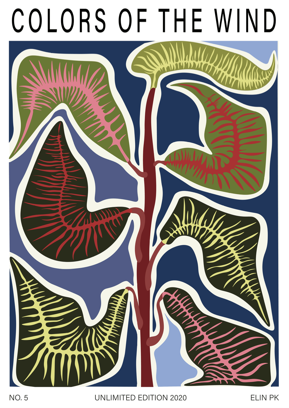 Elin PK "Colors of the wind" Poster Elin PK