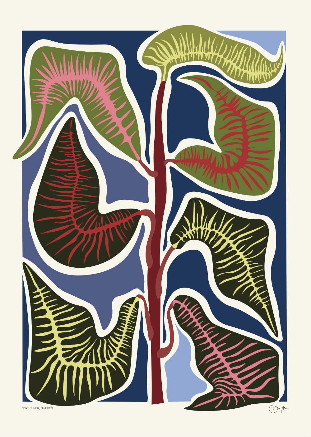 Elin PK "Colors of the wind" Poster | Utan text Elin PK