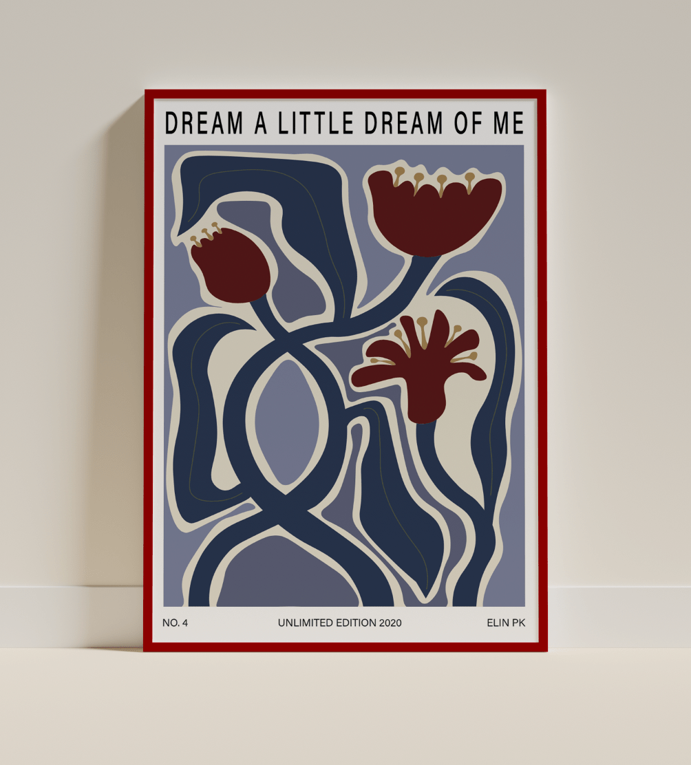 Elin PK "Dream a little dream of me" Poster Elin PK