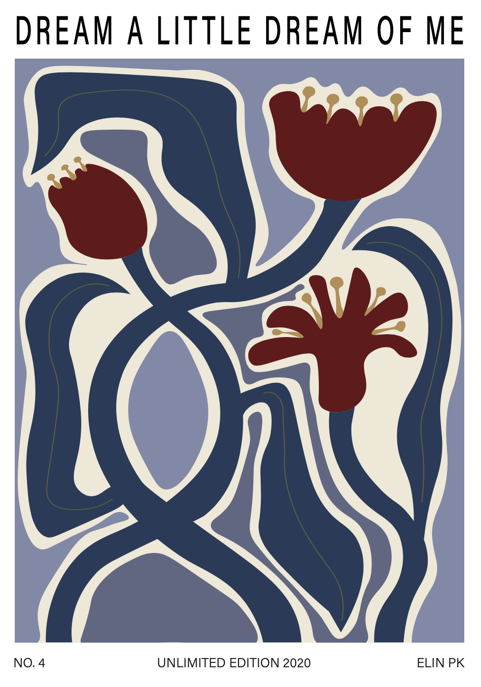 Elin PK "Dream a little dream of me" Poster Elin PK