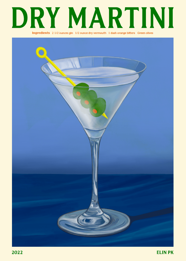 Elin PK Dry Martini II Poster Elin PK