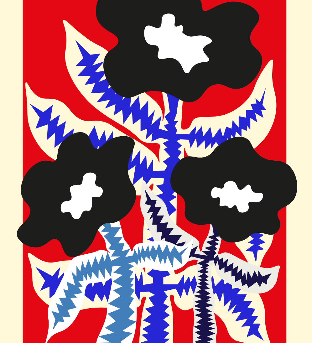 Elin PK "Fantasy flowers III" Poster Elin PK