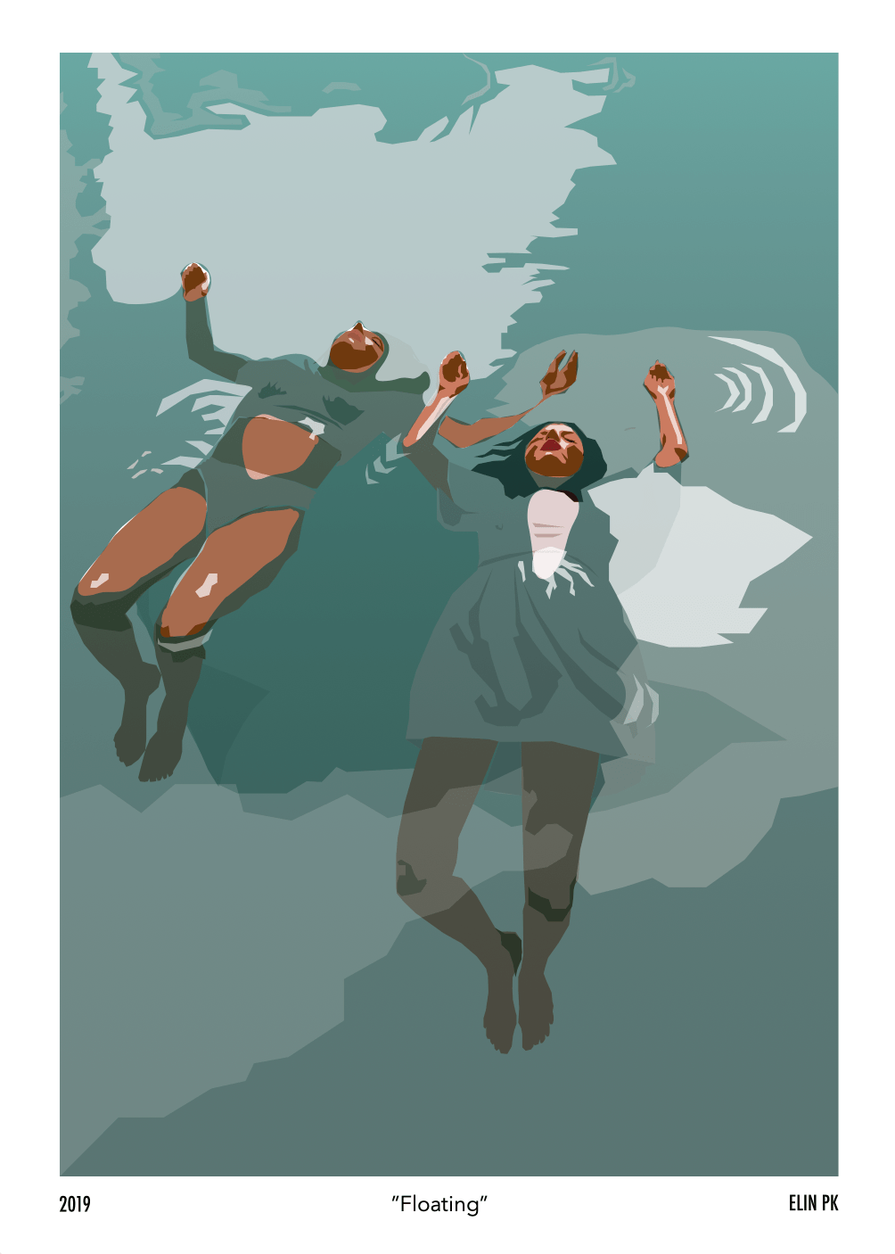 Elin PK "Floating" Poster Elin PK