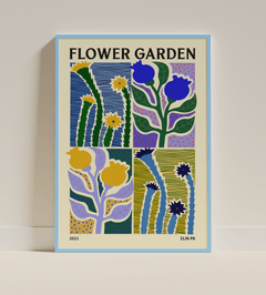Elin PK "Flower garden" Poster Elin PK