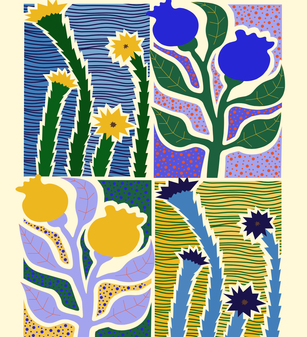 Elin PK "Flower garden" Poster Elin PK