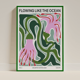 Elin PK "Flowing like the ocean" Poster Elin PK