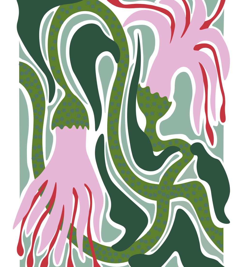 Elin PK "Flowing like the ocean" Poster | Utan text Elin PK