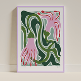 Elin PK "Flowing like the ocean" Poster | Utan text Elin PK