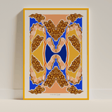 Elin PK "Forellbegonia" Poster | Beige Elin PK