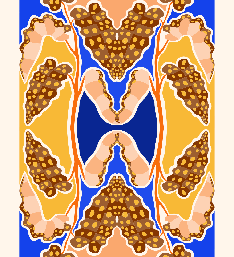 Elin PK "Forellbegonia" Poster | Beige Elin PK