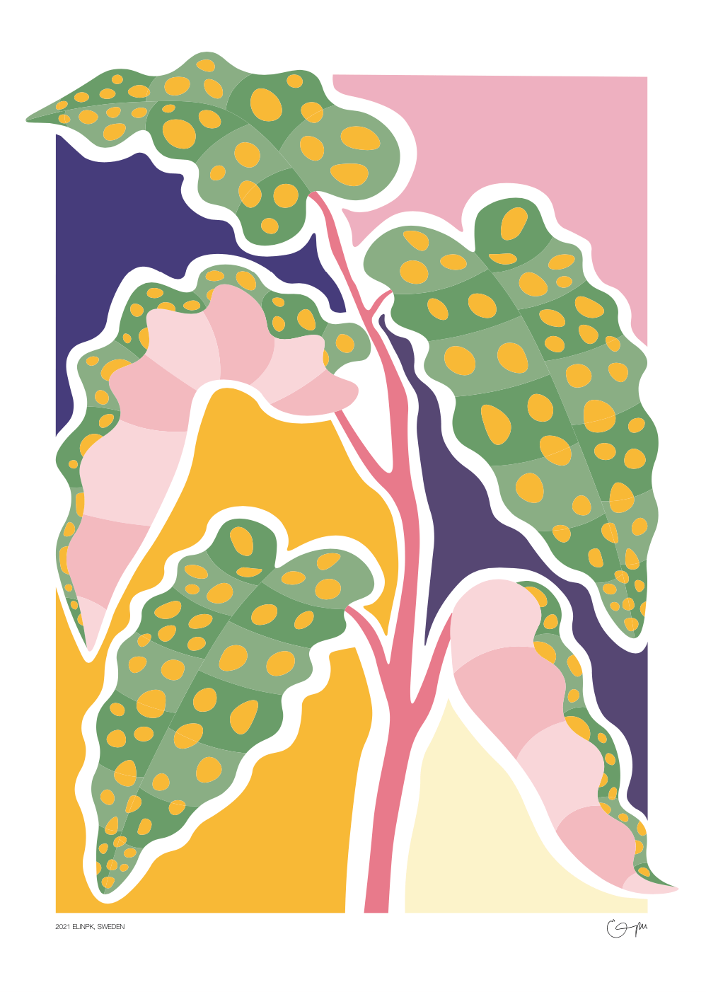 Elin PK "Forellbegonia" Poster Elin PK