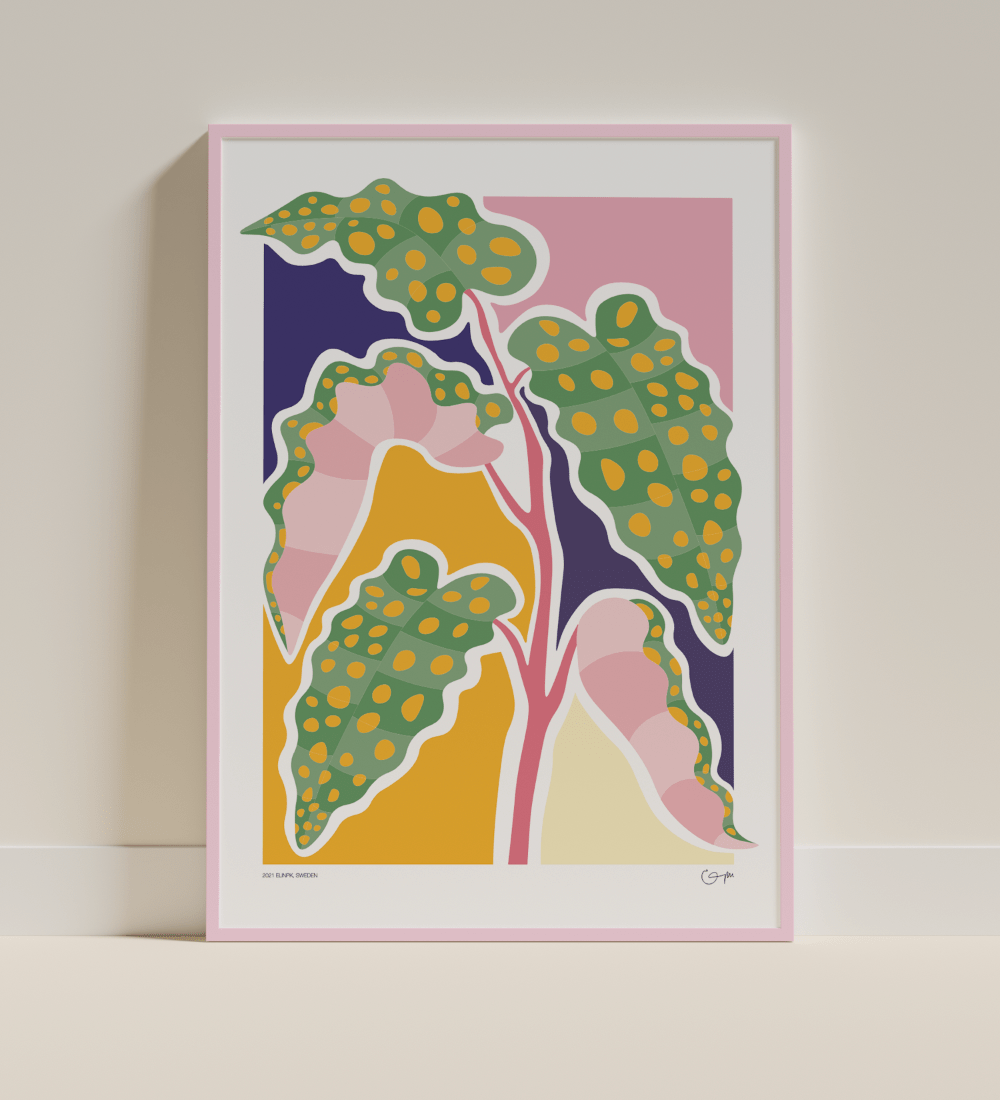 Elin PK "Forellbegonia" Poster Elin PK