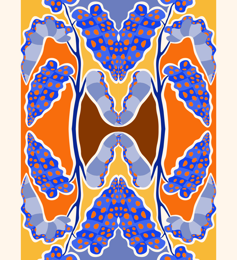 Elin PK "Forellbegonia" Poster | Purple Elin PK