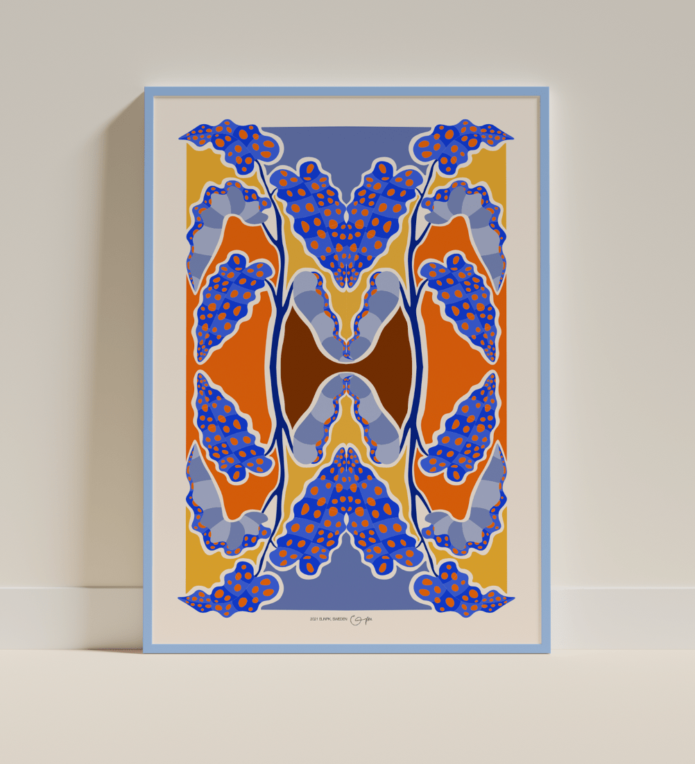 Elin PK "Forellbegonia" Poster | Purple Elin PK