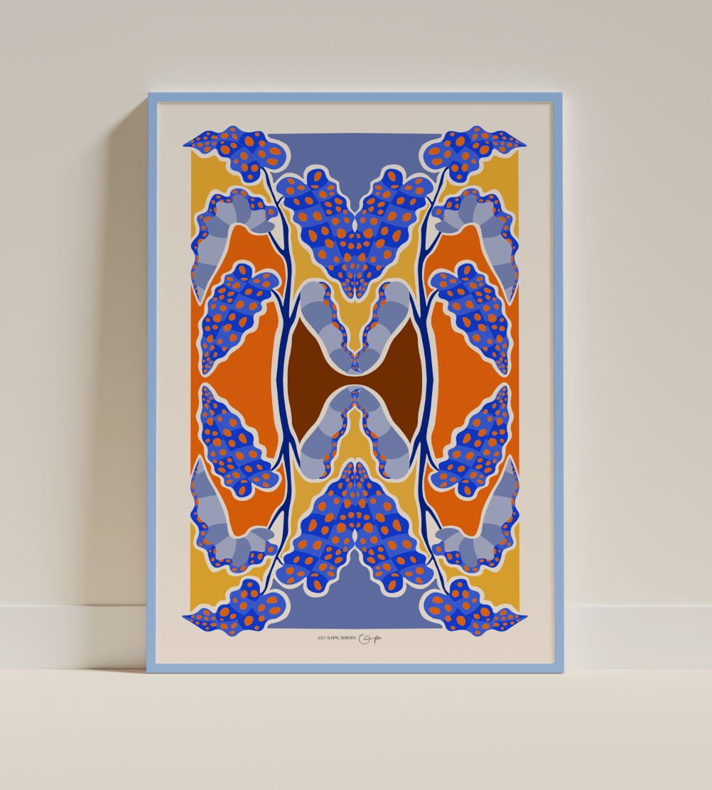 Elin PK "Forellbegonia" Poster | Purple Elin PK