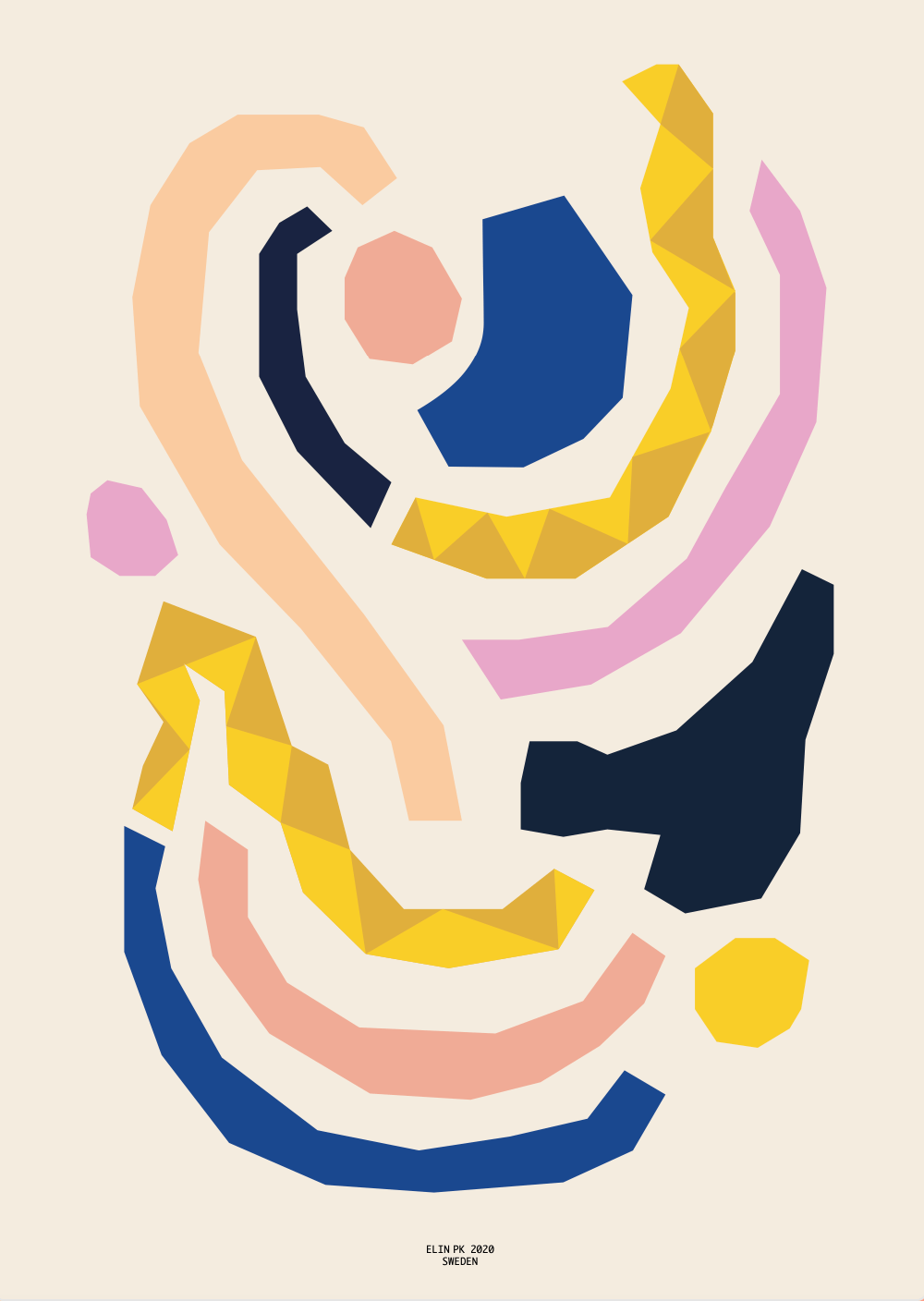 Elin PK "Formation" Poster Elin PK