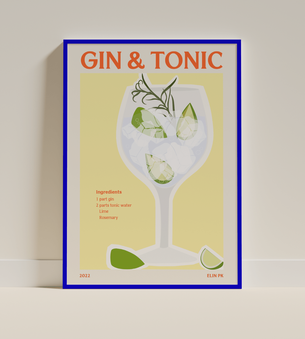 Elin PK Gin & Tonic II Poster Elin PK