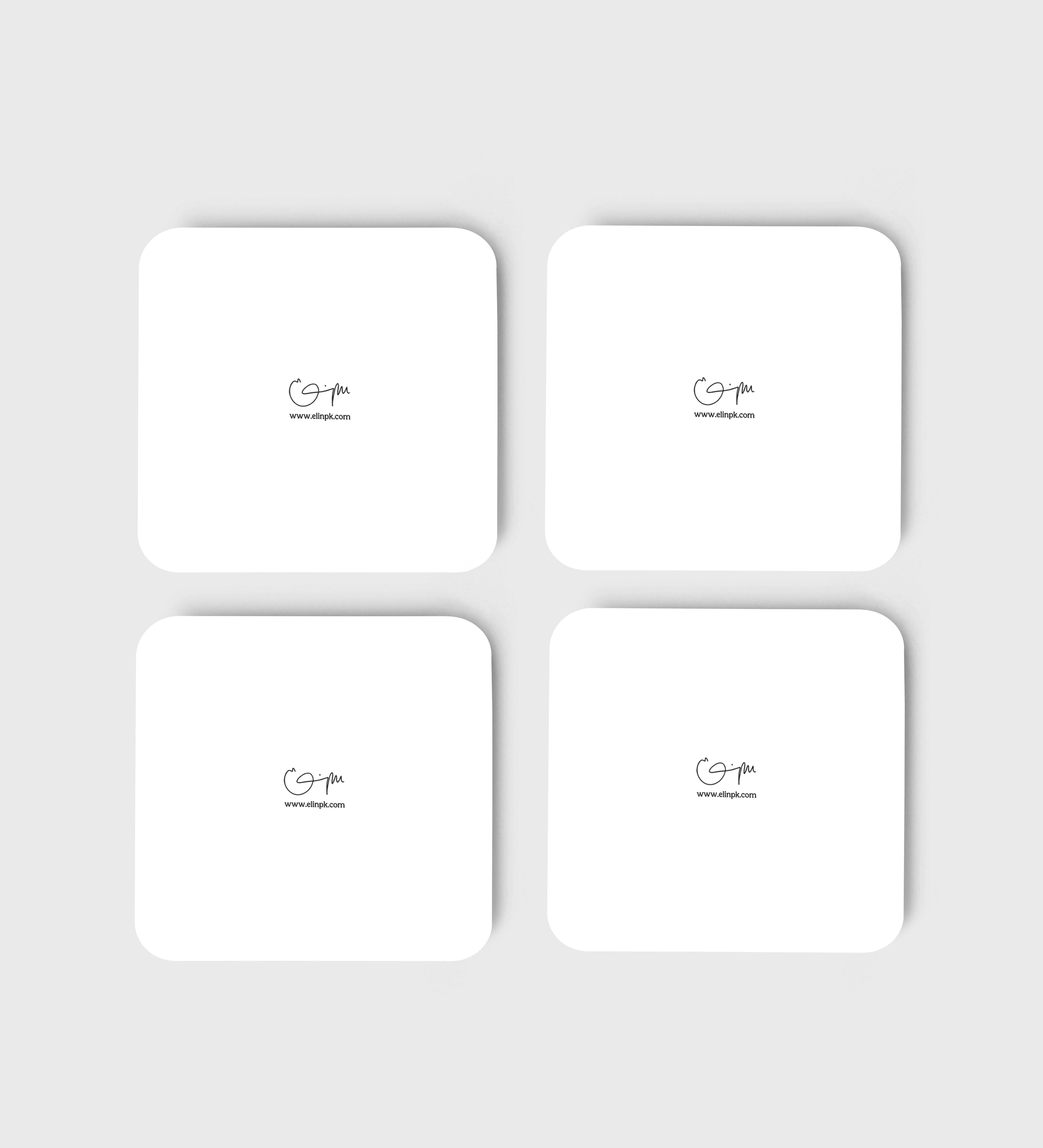 Elin PK Glasunderlägg 4 - pack mixad blå Elin PK