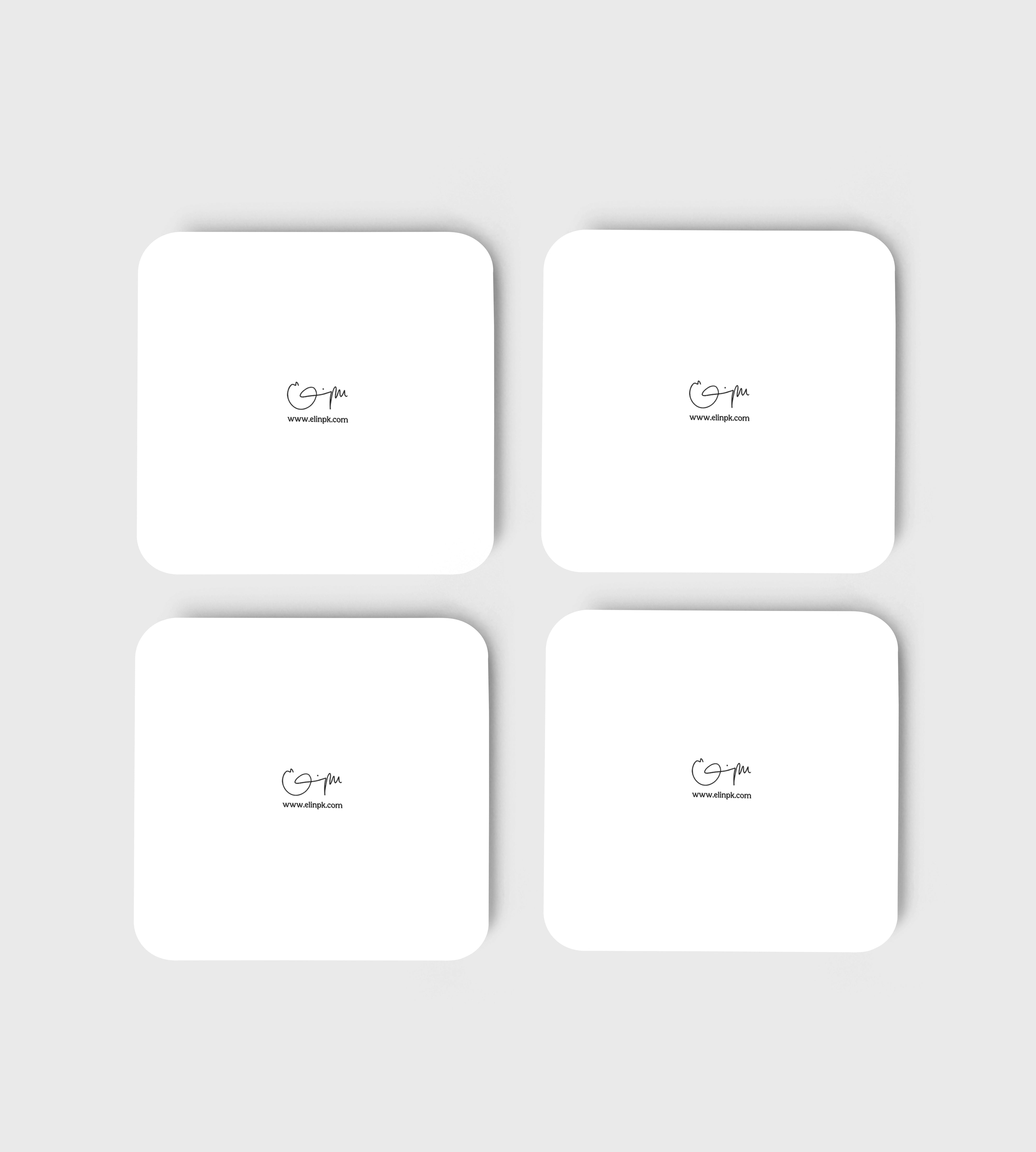 Elin PK Glasunderlägg 4 - pack mixad blå Elin PK