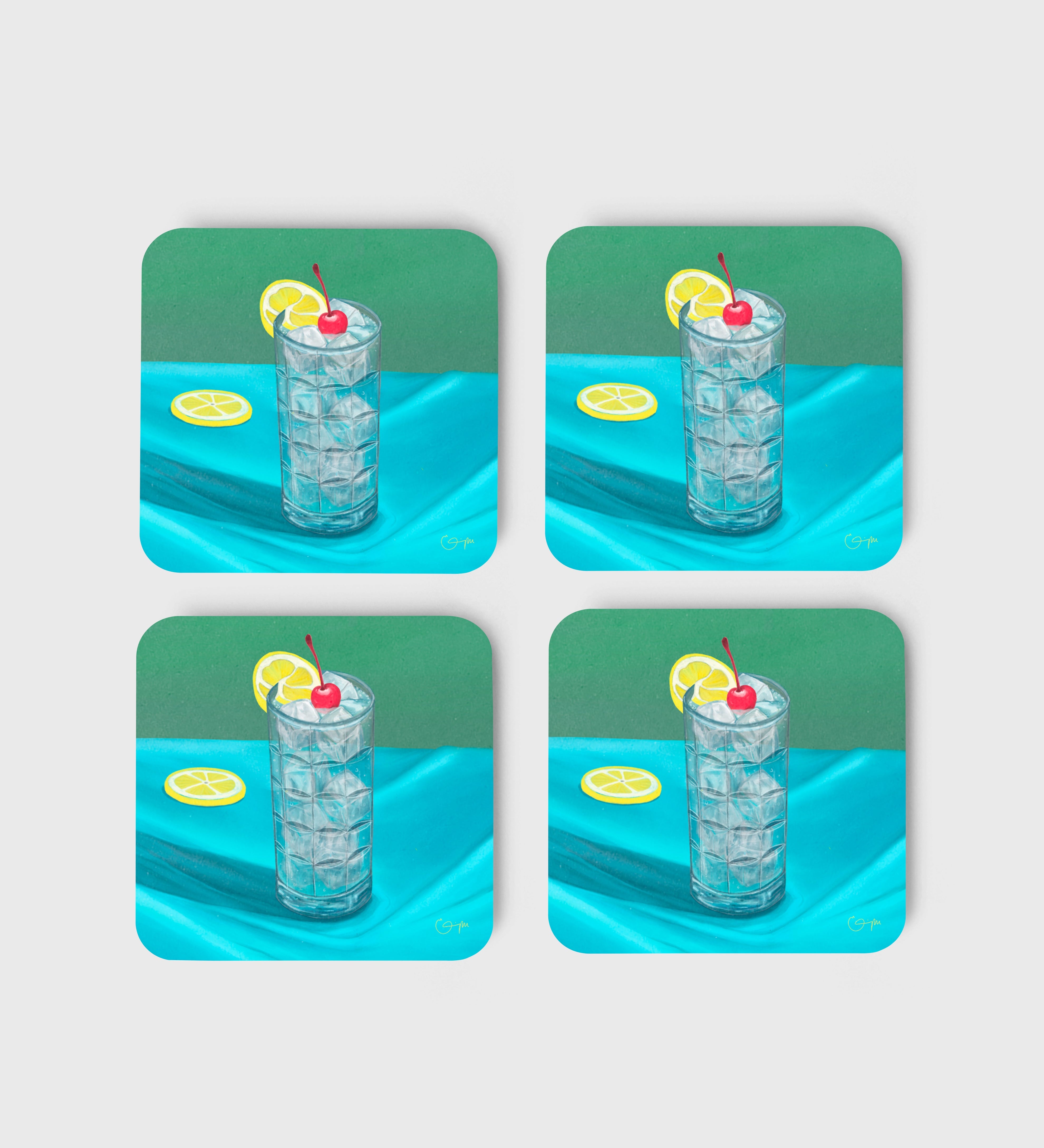 Elin PK Glasunderlägg 4 - pack Tom Collins Elin PK