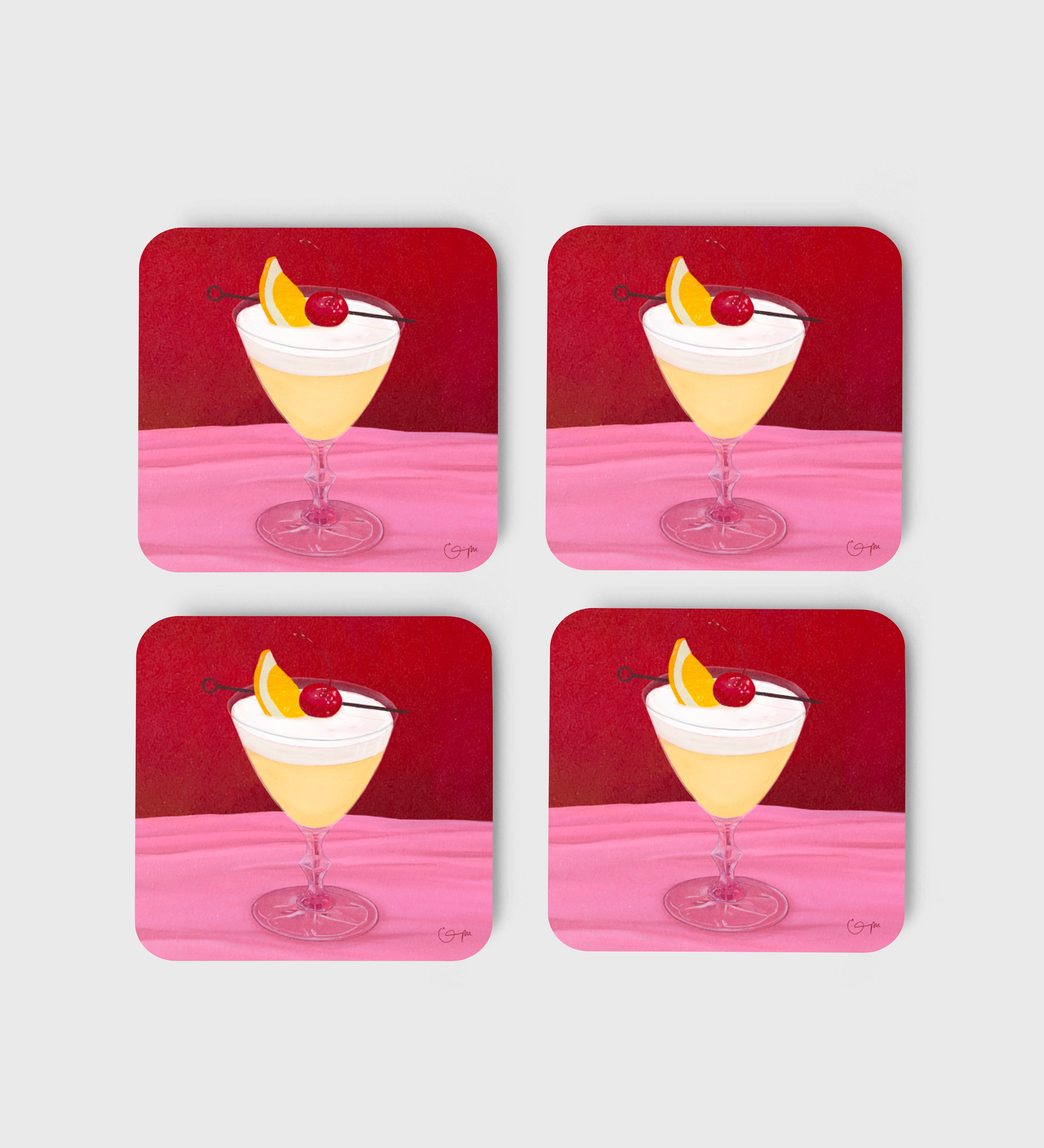 Elin PK Glasunderlägg 4 - pack Whiskey Sour Elin PK