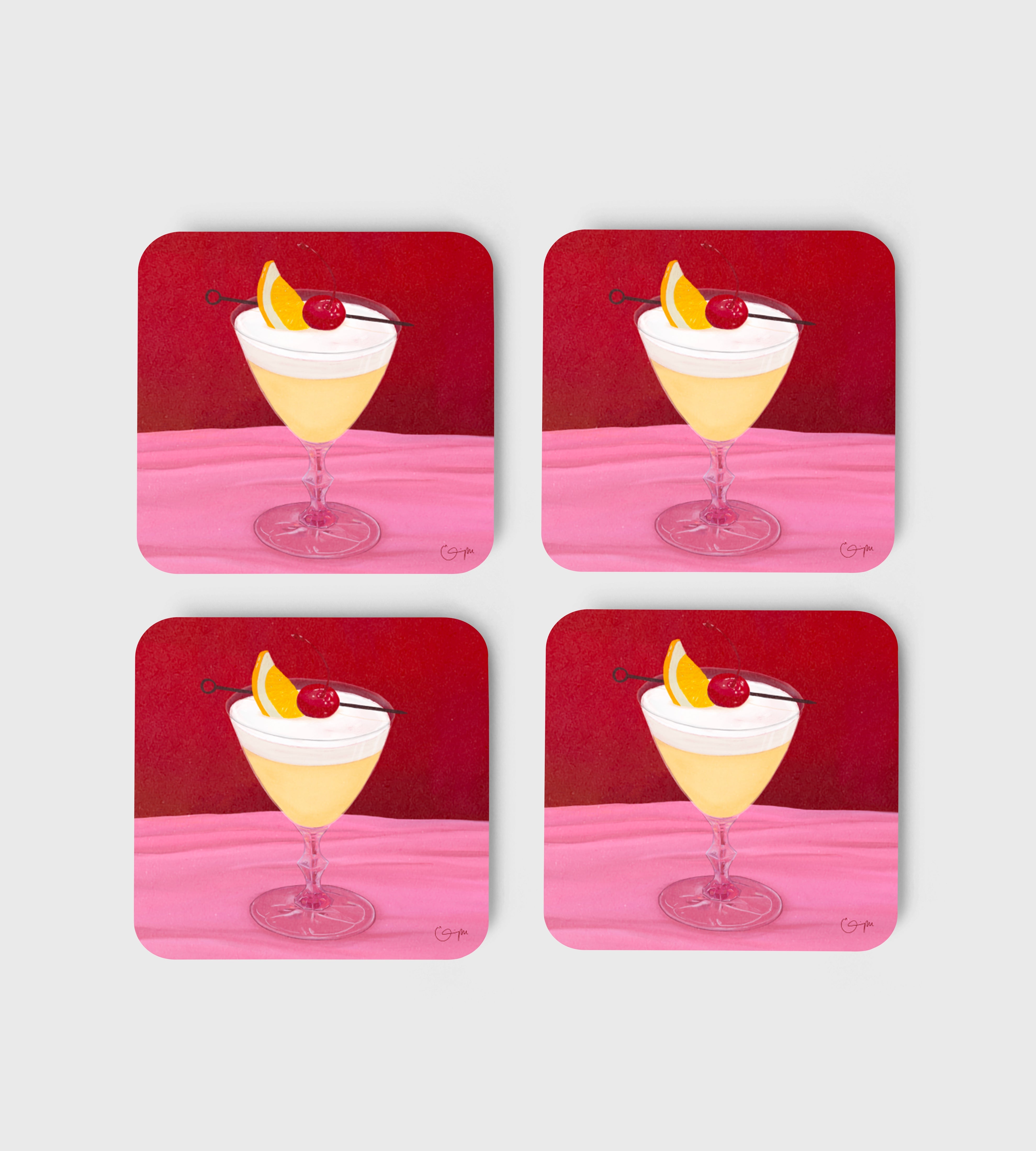 Elin PK Glasunderlägg 4 - pack Whiskey Sour Elin PK