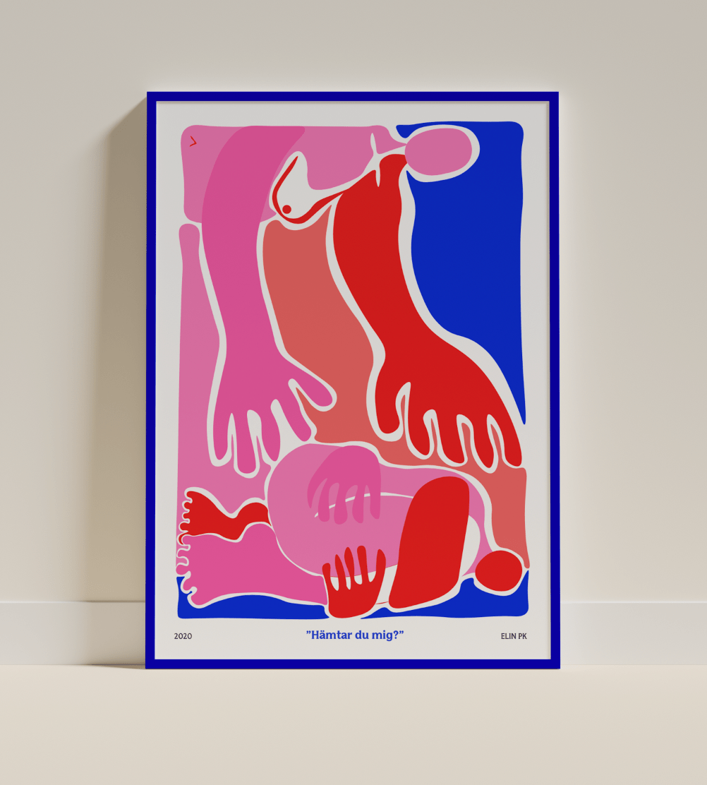 Elin PK "Hämtar du mig?" Poster Elin PK