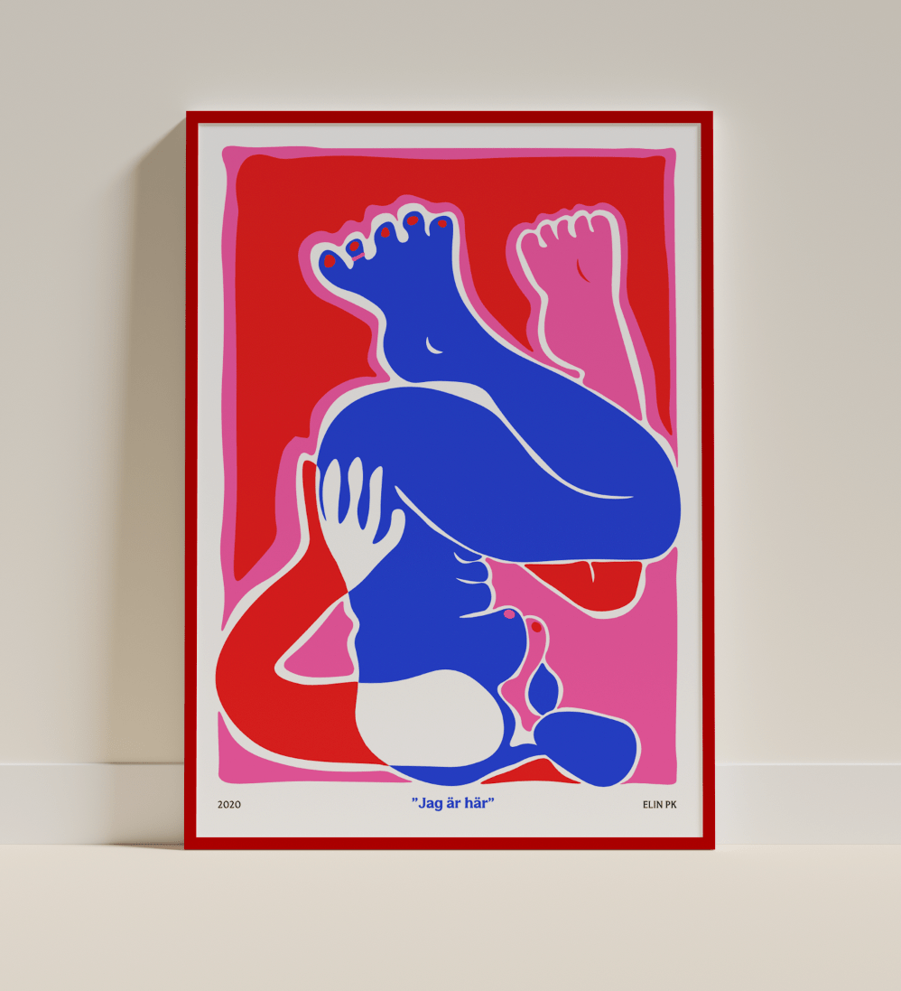 Elin PK "Jag är här" Poster Elin PK