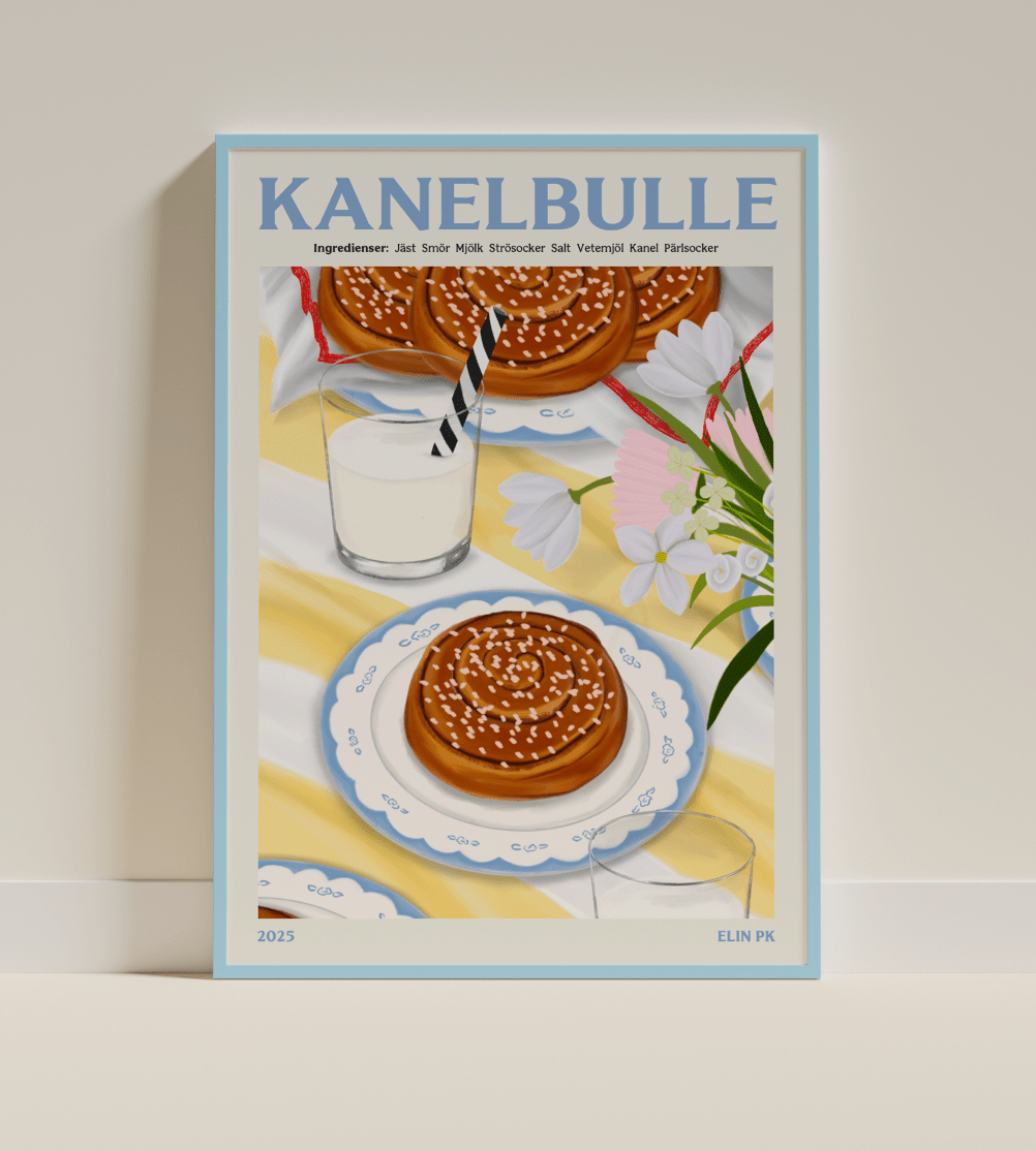 Elin PK Kanelbulle Poster Elin PK