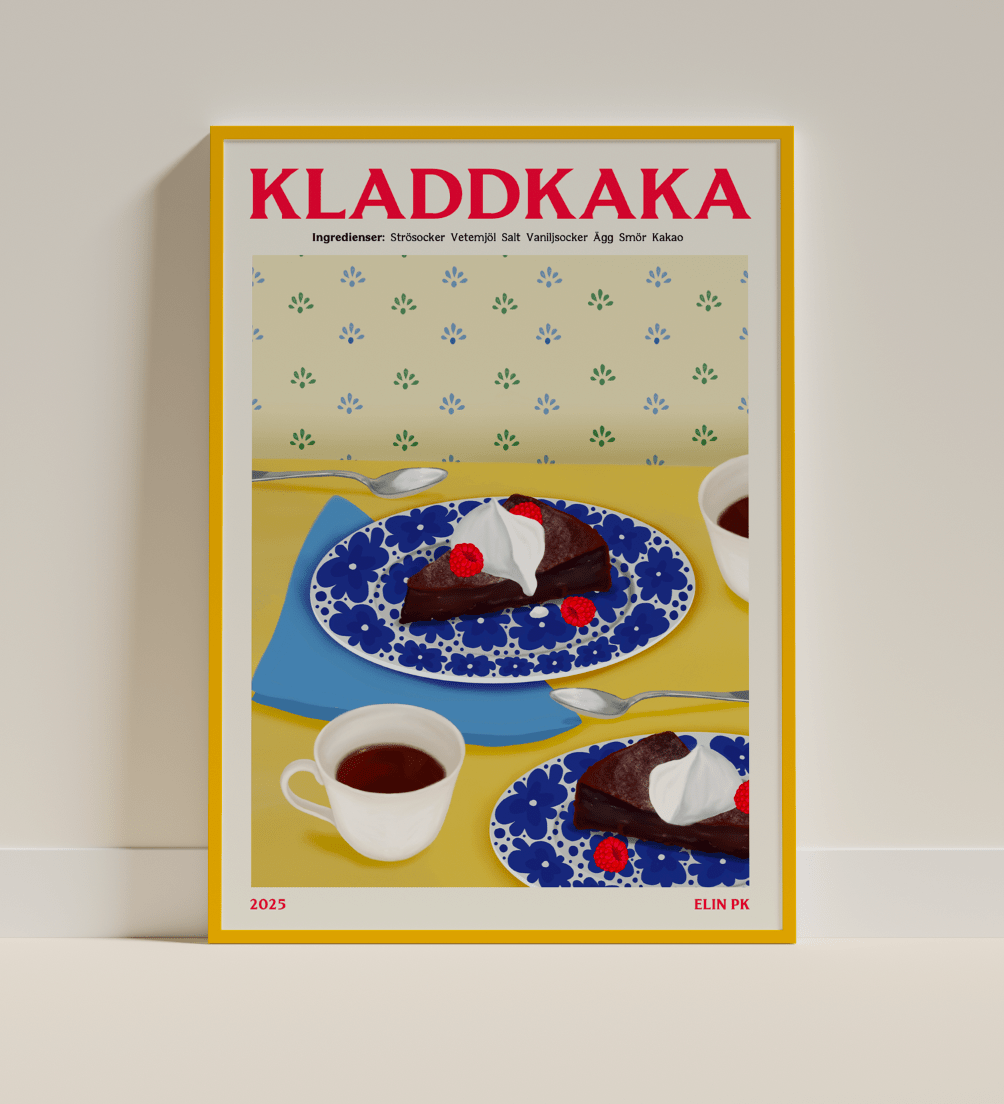 Elin PK Kladdkaka Poster Elin PK
