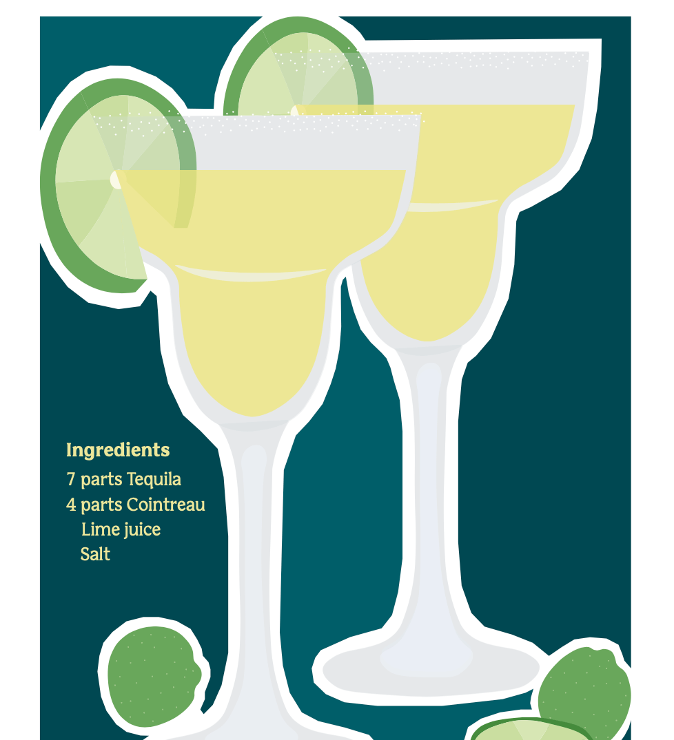 Elin PK Margarita Drink Poster Elin PK