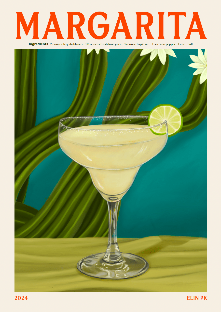 Elin PK Margarita Drink Poster Elin PK