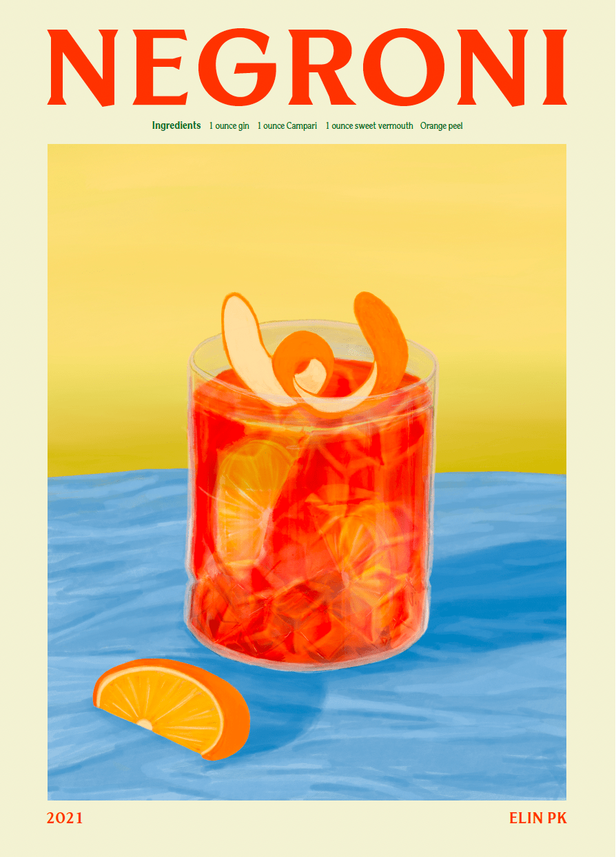 Elin PK Negroni II Poster Elin PK