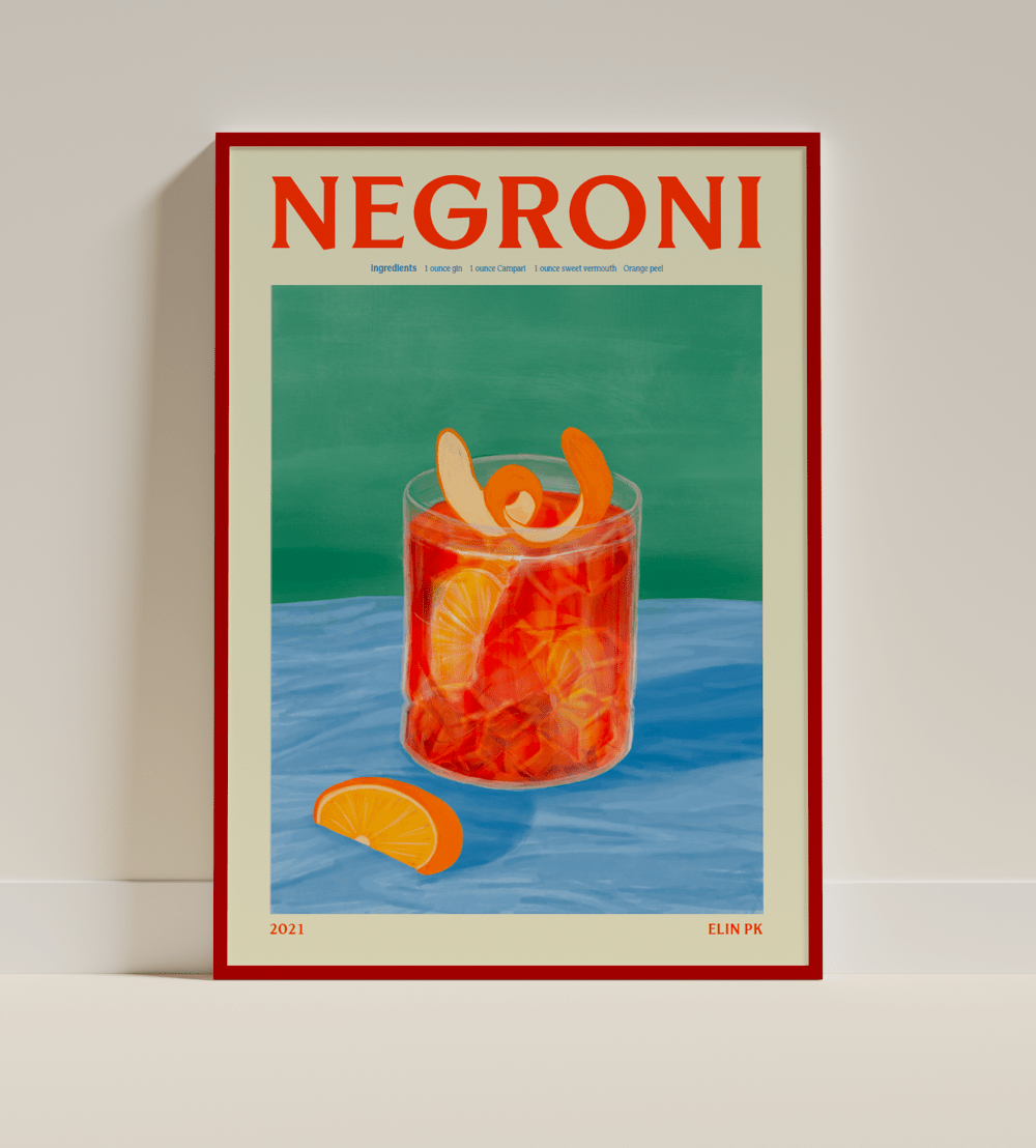 Elin PK Negroni Poster Elin PK