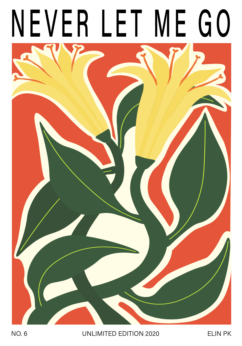 Elin PK "Never let me go" Poster Elin PK