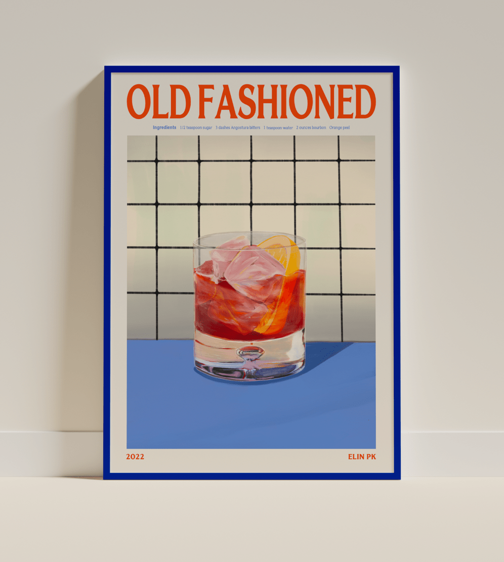 Elin PK Old Fashioned II Drink Poster Elin PK