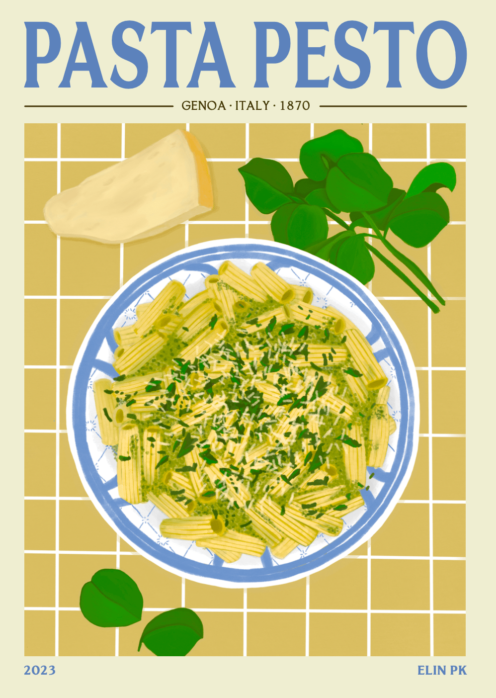 Elin PK Pasta Pesto II Mat Poster Elin PK