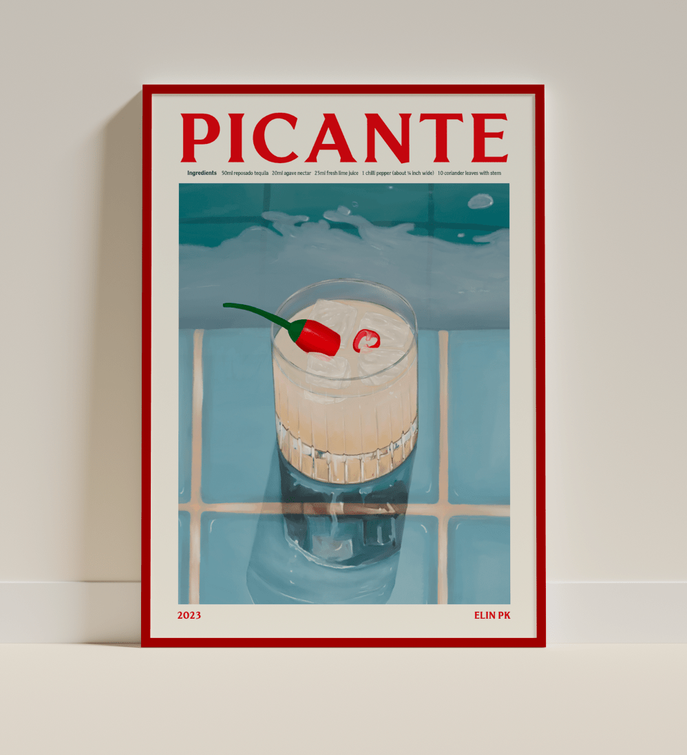 Elin PK Picante Drink Poster Elin PK