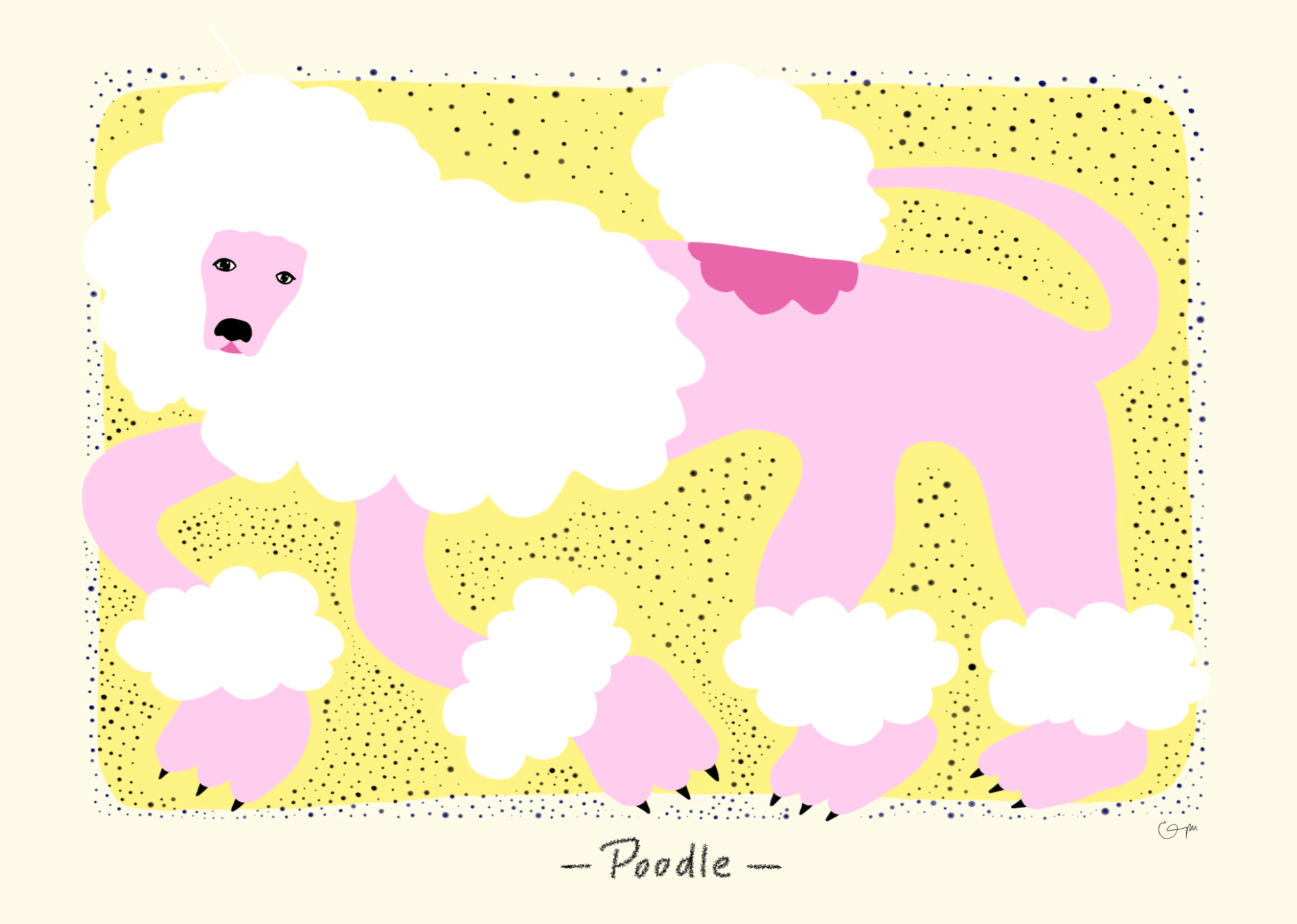 Elin PK Poodle Poster Elin PK