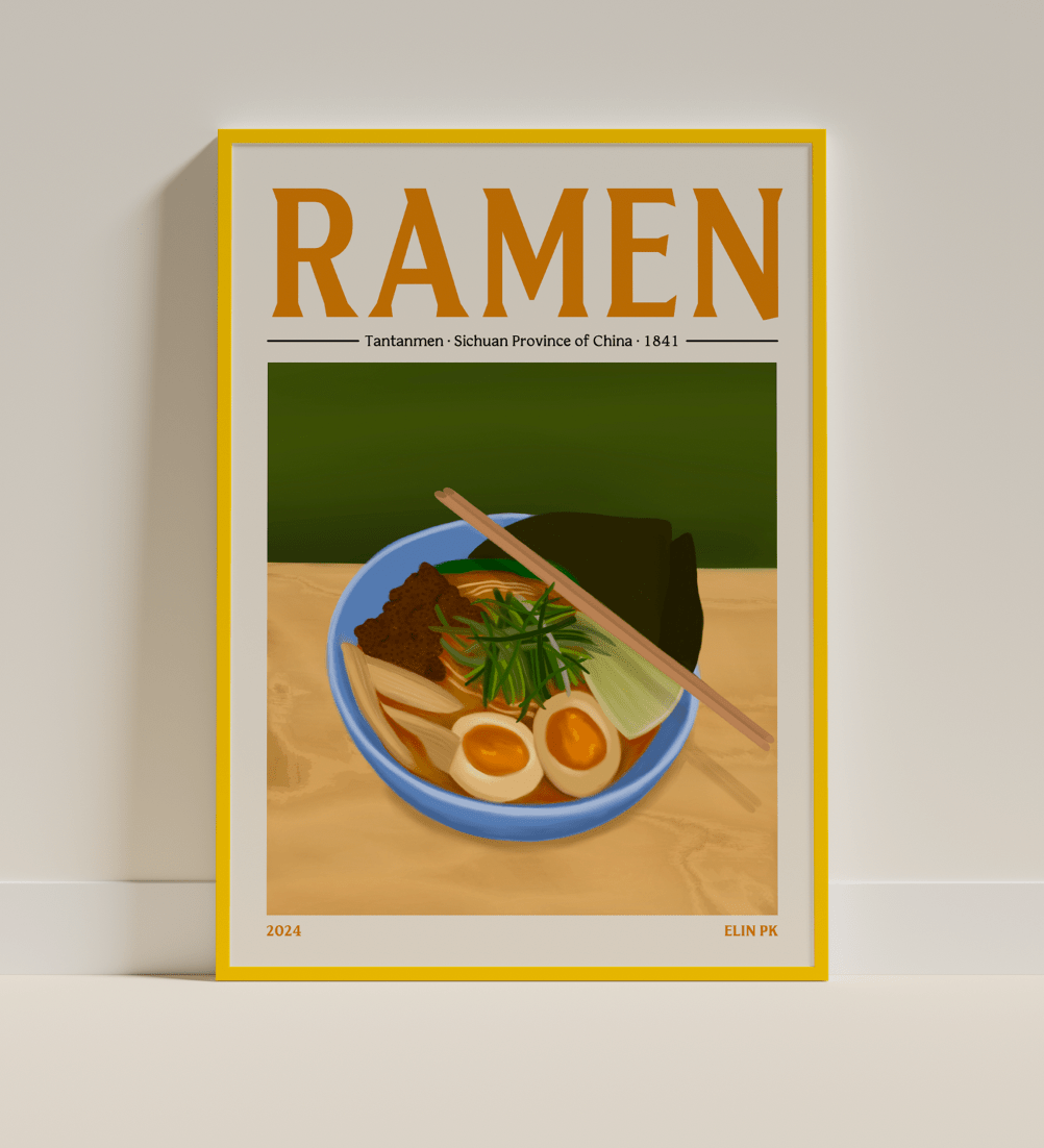 Elin PK Ramen Poster Elin PK