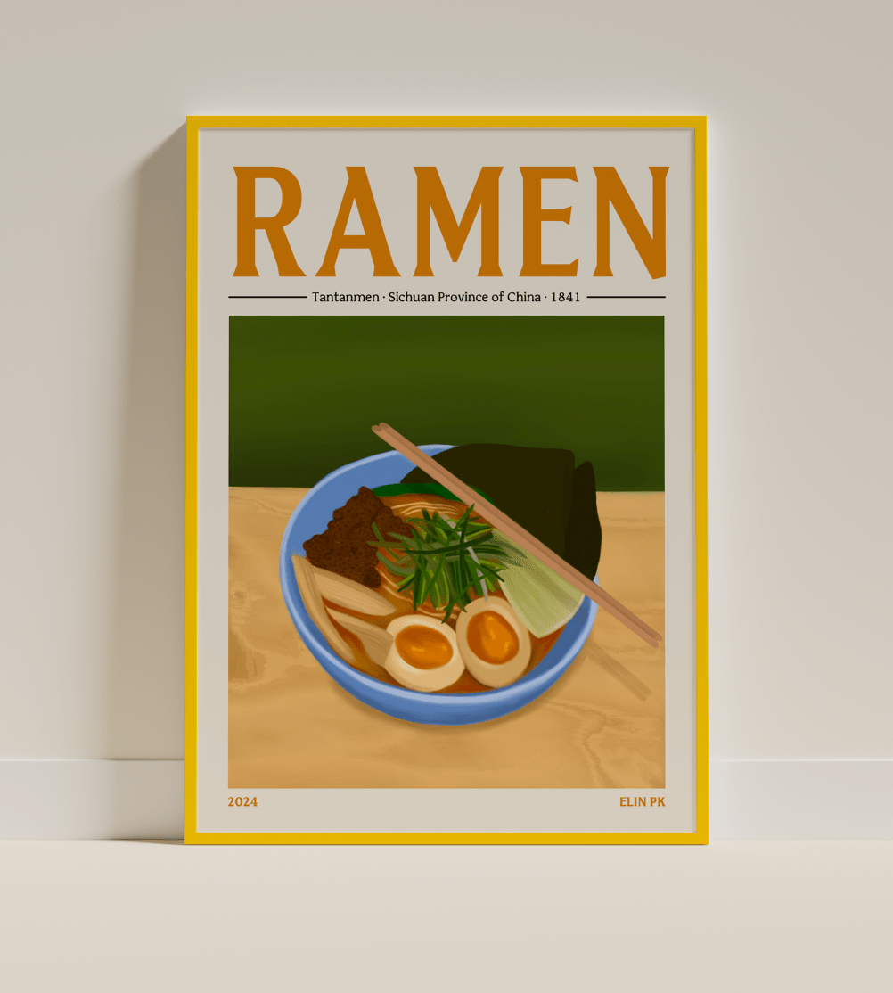 Elin PK Ramen Poster Elin PK