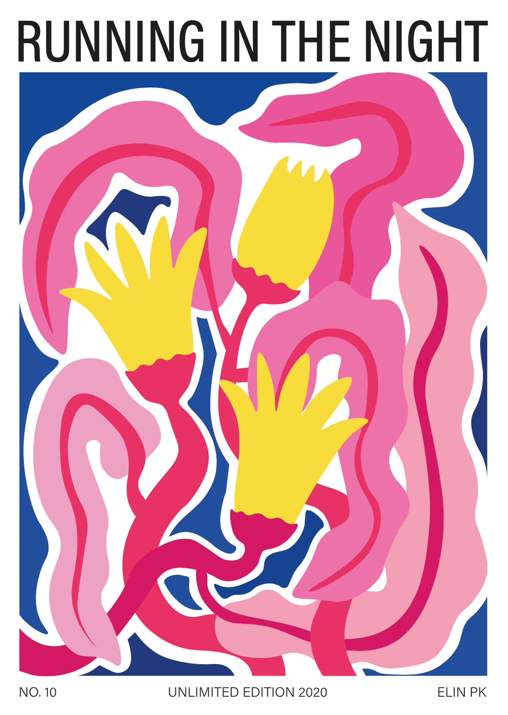 Elin PK "Running in the night" Poster Elin PK